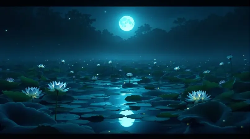 荷塘夜色 - 中文字幕视频精选影像封面